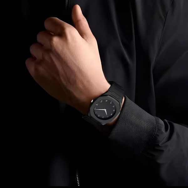 Arabic Dial Black Aura Watch