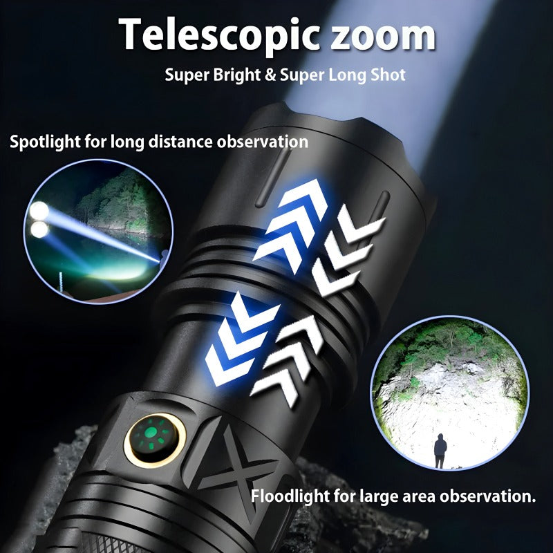 Ruilang P90 High Power Rechargeable LED Flashlight